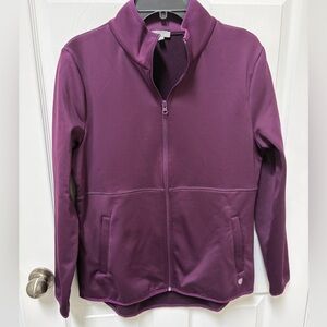 Talbots Deep Purple Zip-Up Jacket